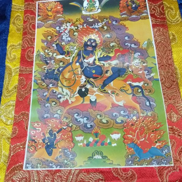 Tranh Thangka Cát Tường Thiên Nữ_35x20cm